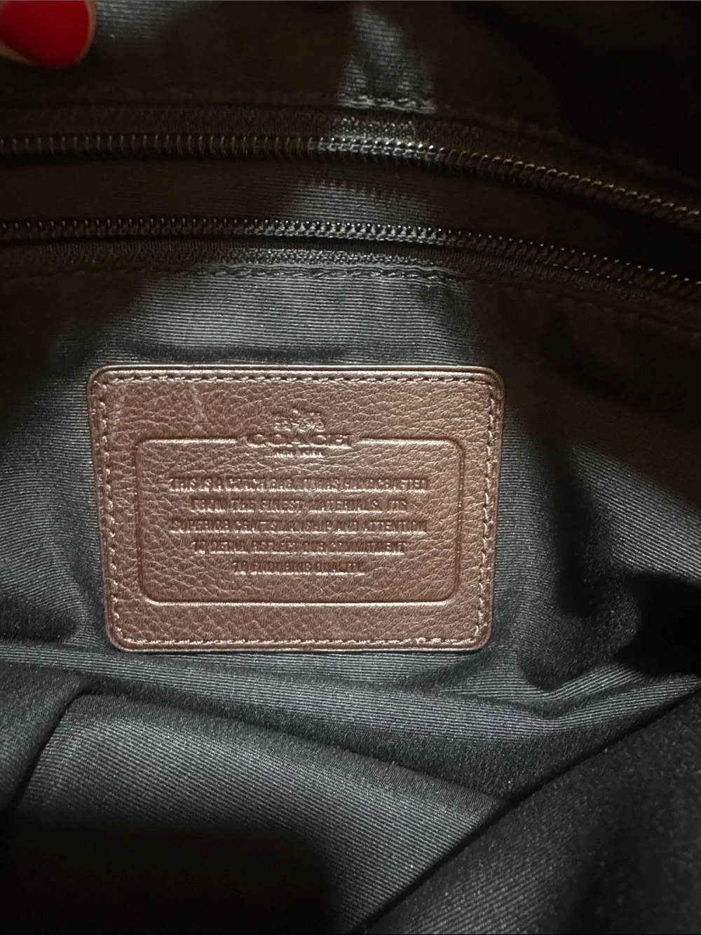 Coach classic leather